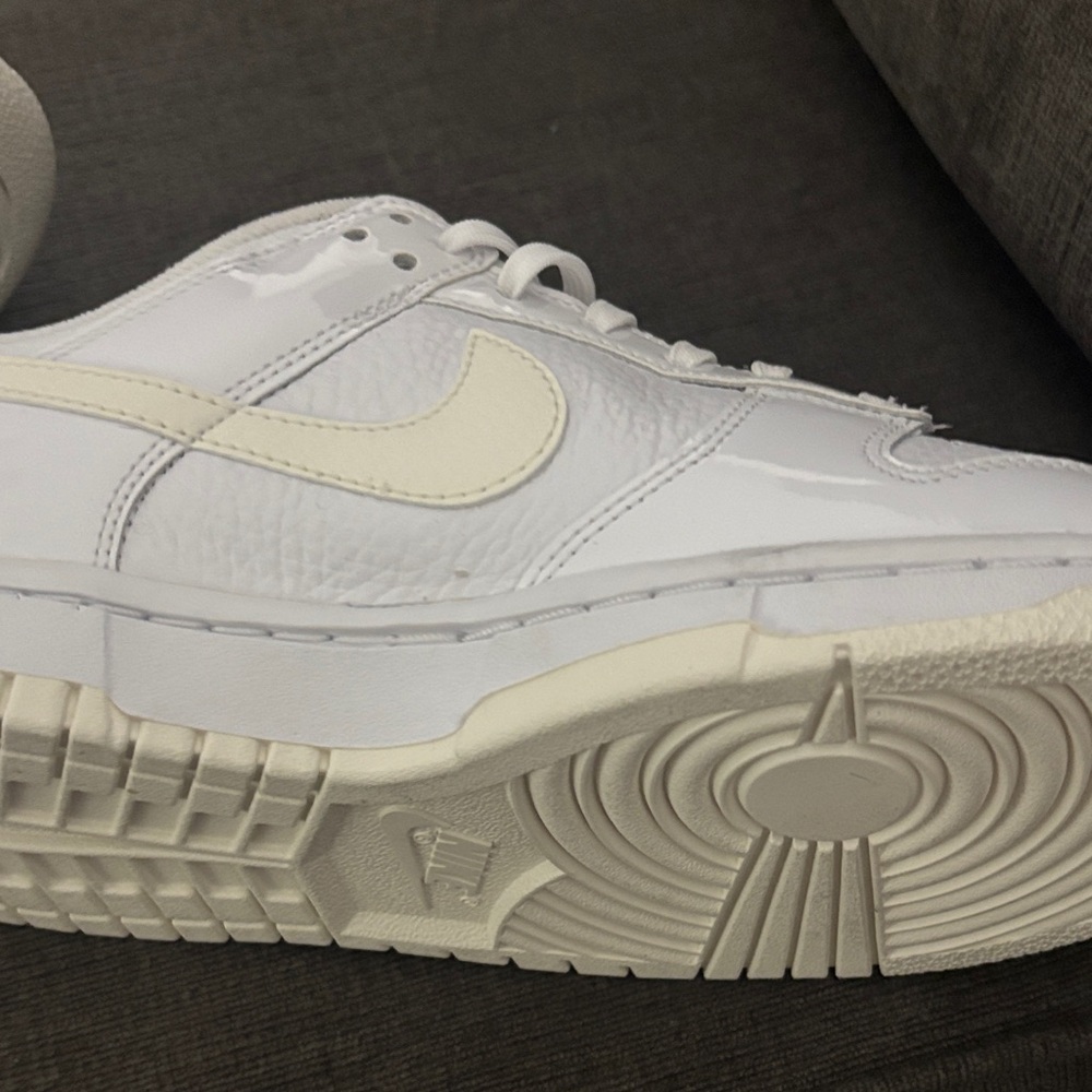 Nike Dunk Low yellow heart White and Yellow Sneakers limited edition size 8 - Picture 9 of 9